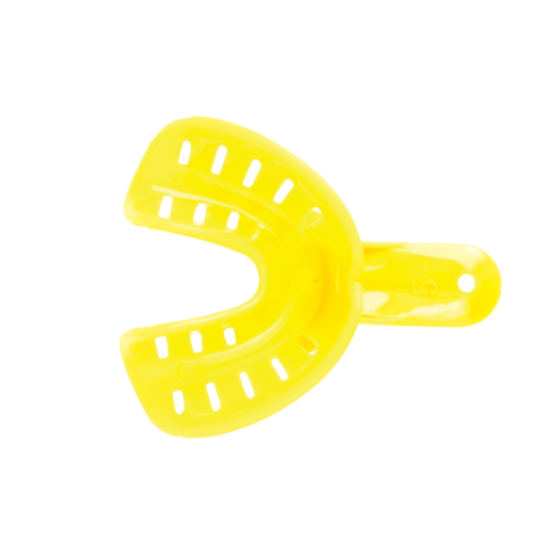 IIO045 Orthodontic Impression Trays Size 5 Lower Larger Yellow