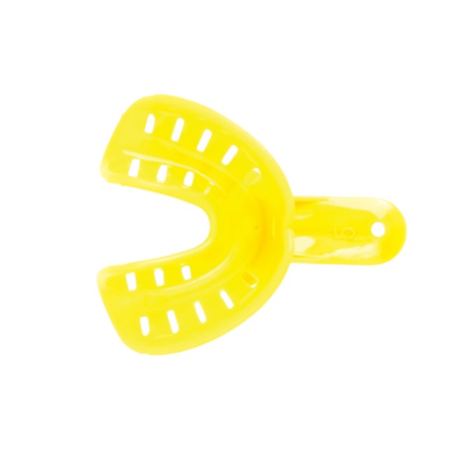 Orthodontic Impression Trays Size 5 Lower Larger - Yellow