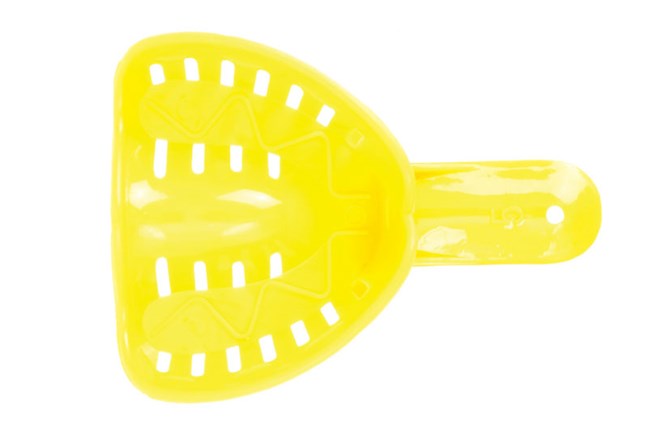 Orthodontic Impression Trays Size 5 Upper Yellow Large