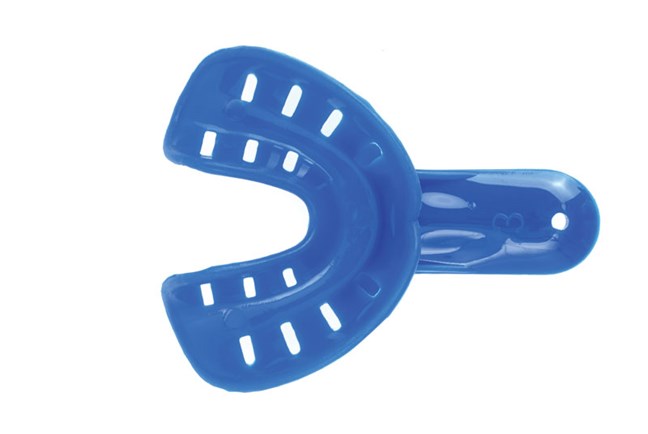 Orthodontic Impression Trays Size 3 Lower Blue Small