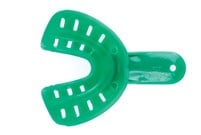 Orthodontic Impression Trays Size 4  Lower Green Medium 