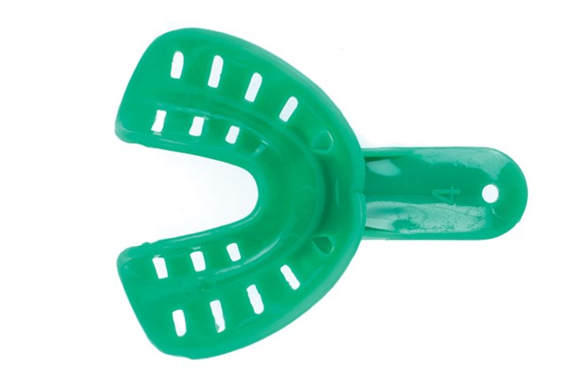 Orthodontic Impression Trays Size 4 Lower Green Medium