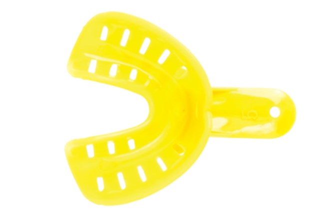 Orthodontic Impression Trays Size 5 Lower Yellow Large