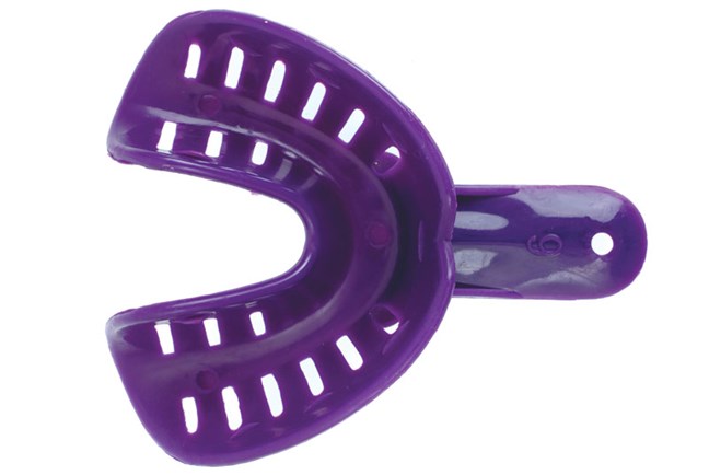Orthodontic Impression Trays Size 6 Lower Purple X-Large