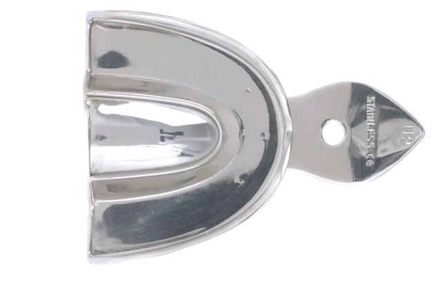 Stainless Steel Impression Trays Plain Upper No.2 Small