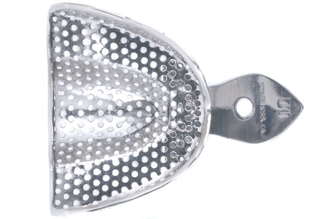 Stainless Steel Impression Trays Perforated Upper No.1 XS