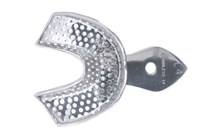 Stainless Steel Impression Trays Perforated Lower No.4 Large 