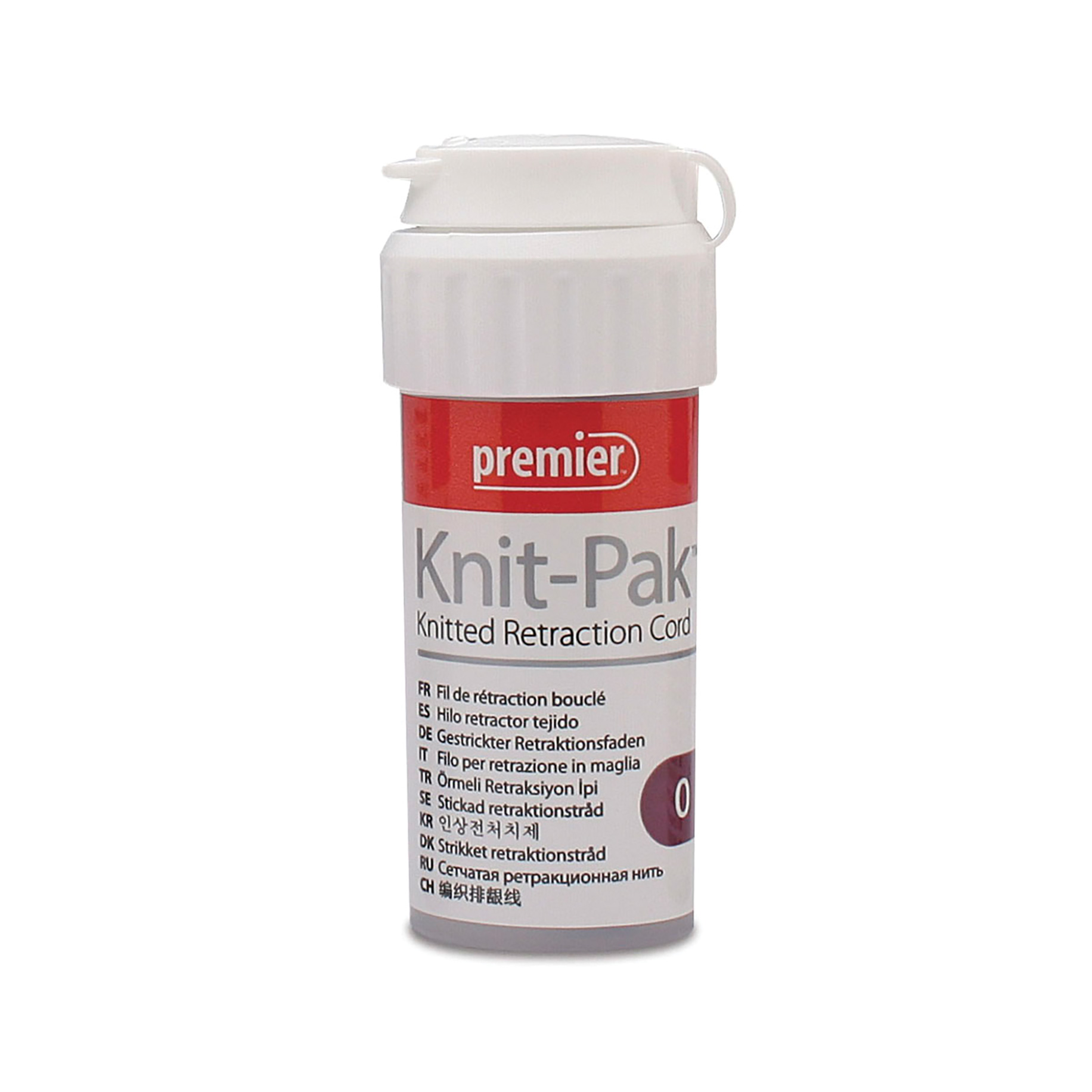 Knit-Pak Retraction Cord Size 0 Purple 
