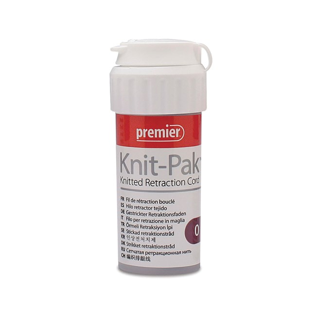 Knit-Pak Retraction Cord Size 0 Purple