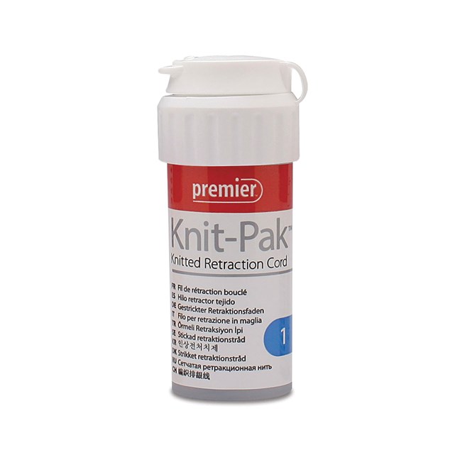 Knit-Pak Retraction Cord Size 1 Blue