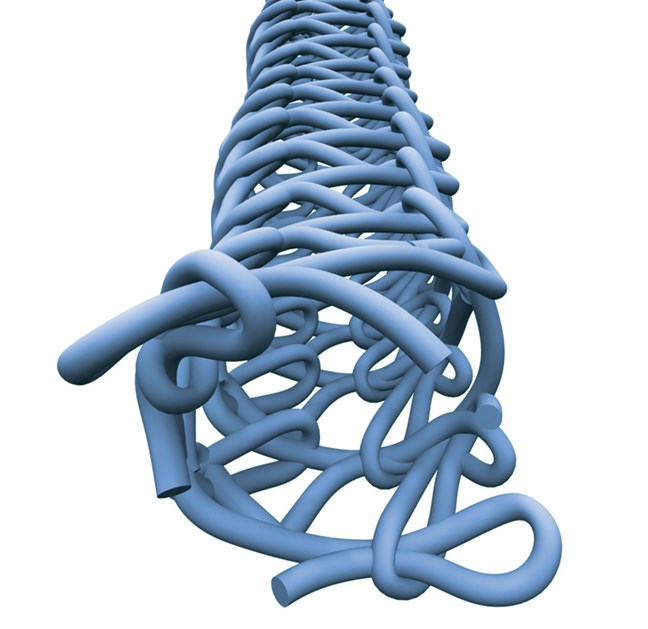 Knit-Pak Retraction Cord Size 1 Blue