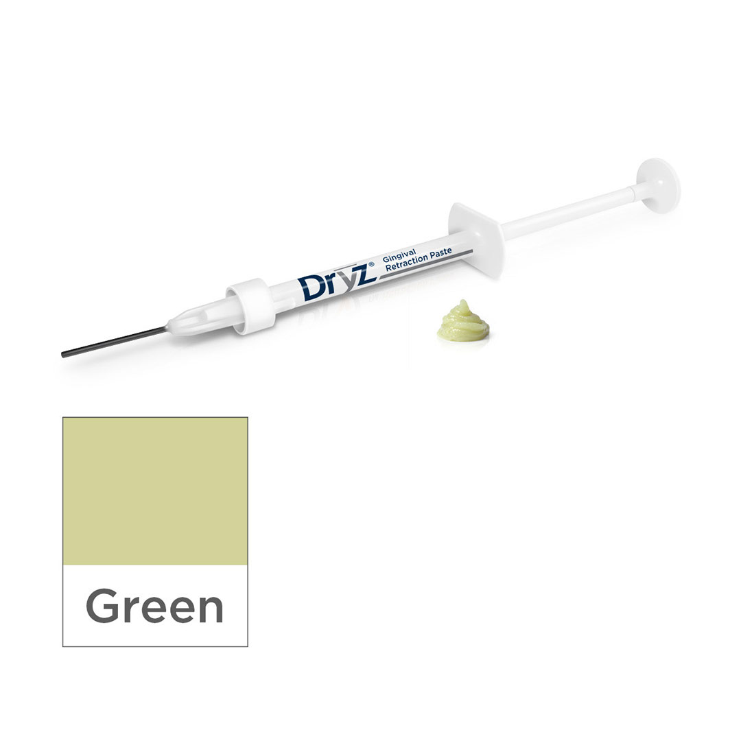Dryz Syringe Hemostatic Retraction Paste (Green) 