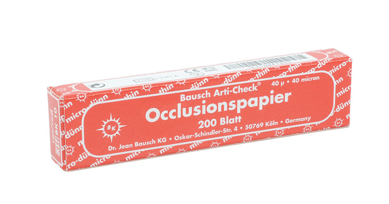 Articulating Paper Red/Red BK 10 – Extra Thin 40µ 