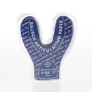 Articulating Paper Blue BK 17 - Extra Thin Horseshoe 40µ 