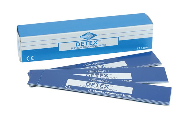 Detex Articulating Paper Blue/Blue 1” x 5” - 40µ