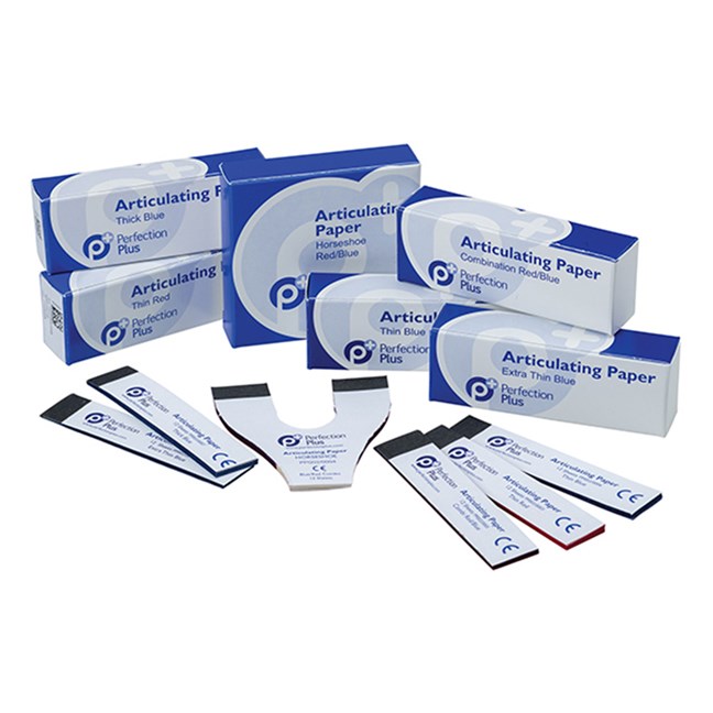 Articulating Paper Horseshoe Red/Blue 89 microns