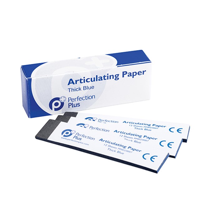Articulating Paper Thick Blue, 127 microns, 12 x 12 Sheets