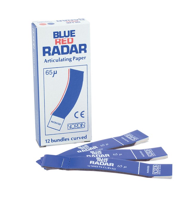 Radar Articulating Paper Curved Blue/Red