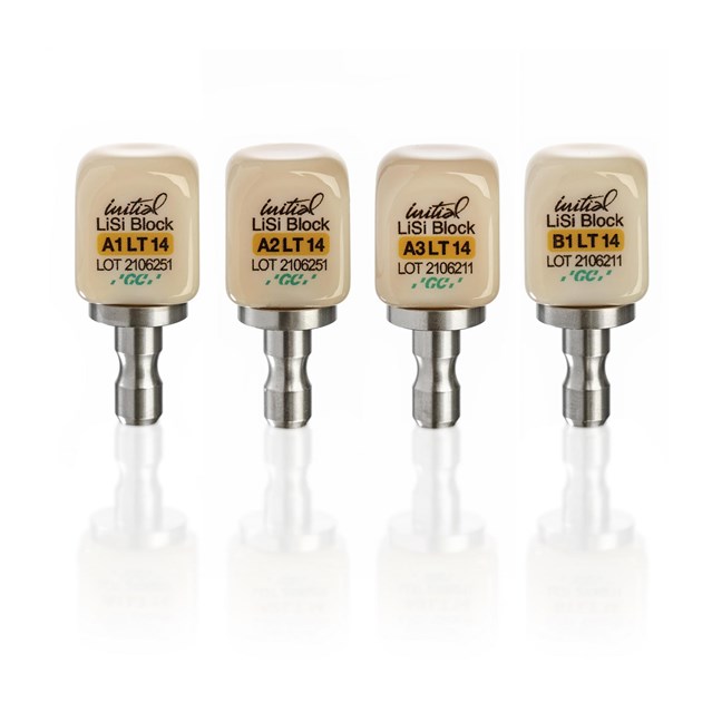 GC Initial LiSi Block CEREC, Size 14, B1 LT