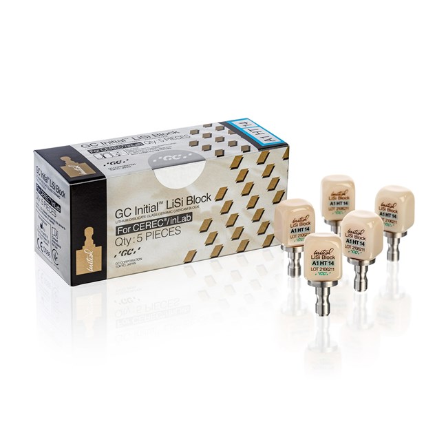 GC Initial LiSi Block CEREC, Size 14, BL