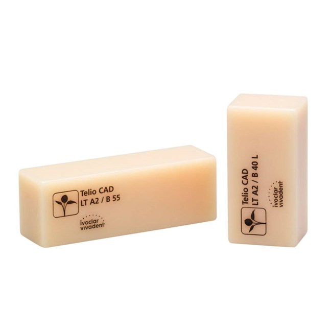 Telio CAD CEREC/inLab Size B40L (Translucency: LT) A1