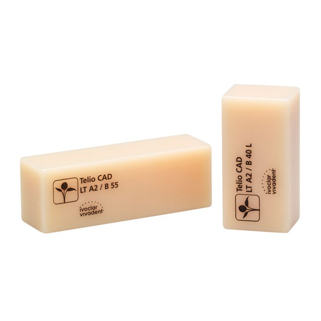 Telio CAD CEREC/inLab Size B55 (Translucency: LT) A2