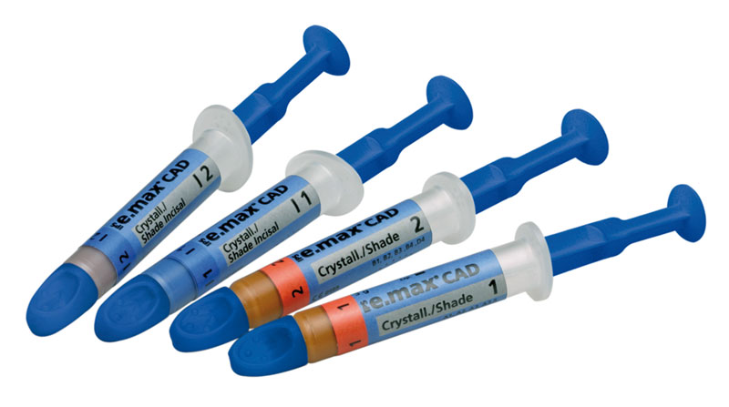 ips e max cad crystall shades