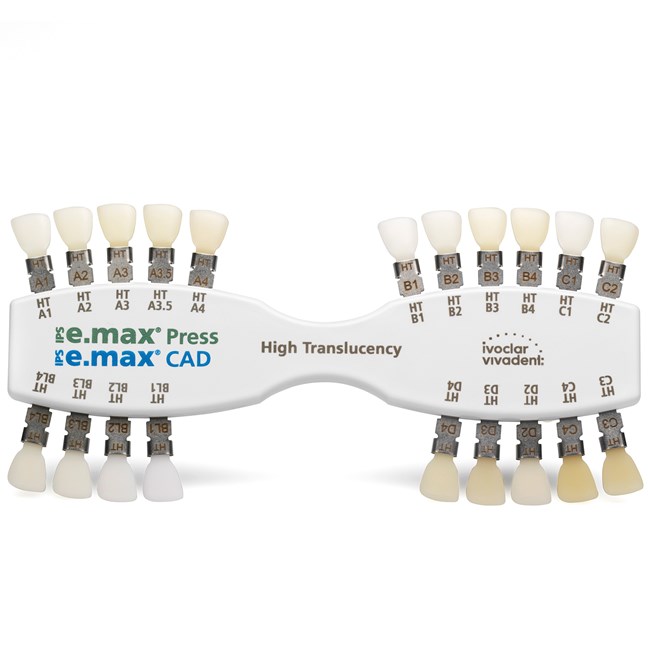 IPS e.max Press/CAD LT Shade Guide