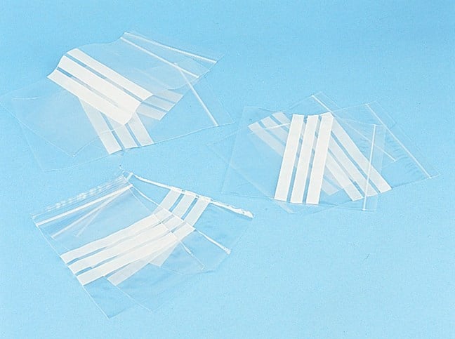 Plastic Minigrip Bags (Write-on) Ref: PA126 - 5.5" x 5.5"