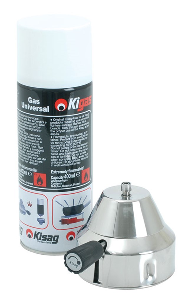 Kisag Bunsen Burner Stainless Steel