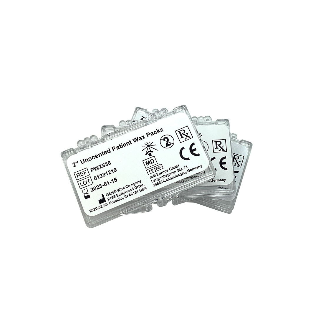 JWP110 Patient Wax Packs Unscented