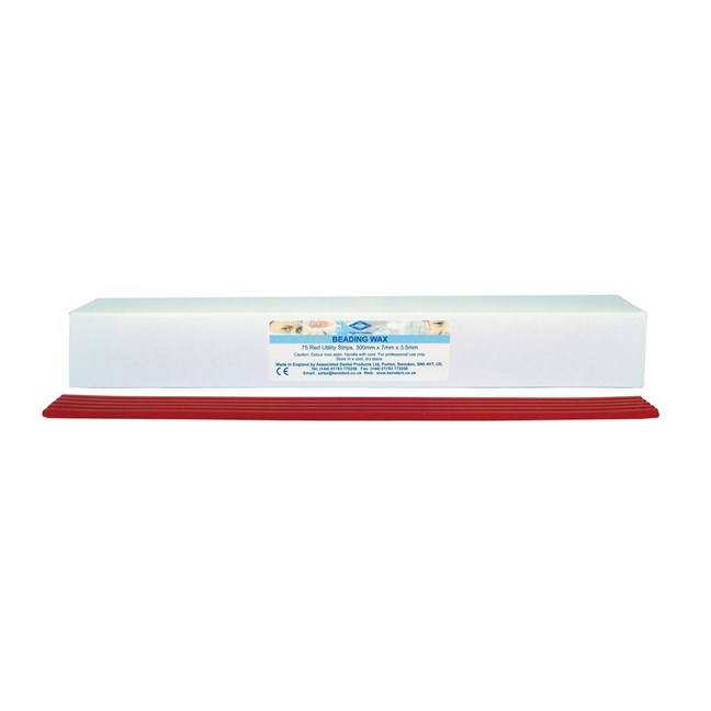 Beading Wax Strips Red