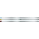 Flex-View Strips Narrow 2.5mm Assorted Pk 15 S/Sided 