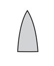 One Gloss Refills Midi-points, Unmounted 