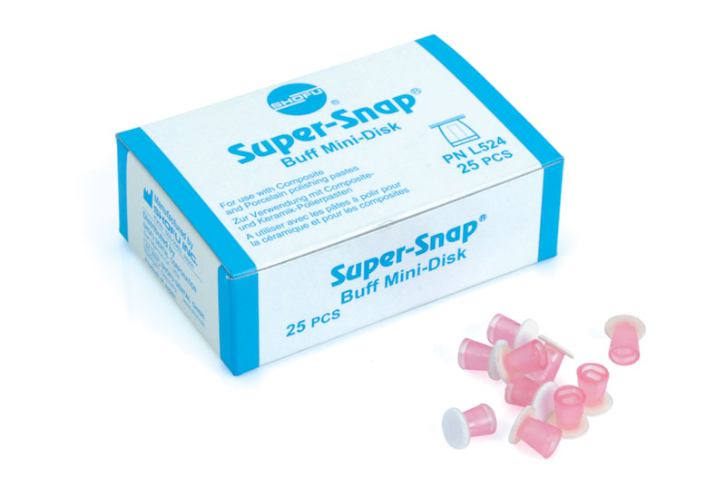 Super-Snap Buff Mini-Disks (L524) 