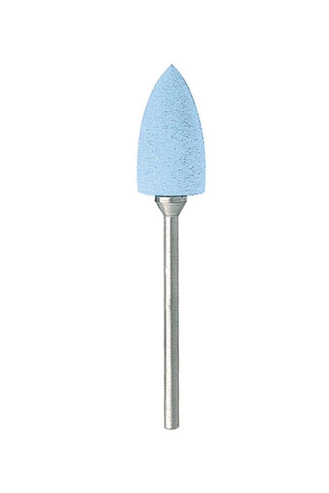 Acrylic Polisher Point Silicone Smoother – Light Blue – Medium