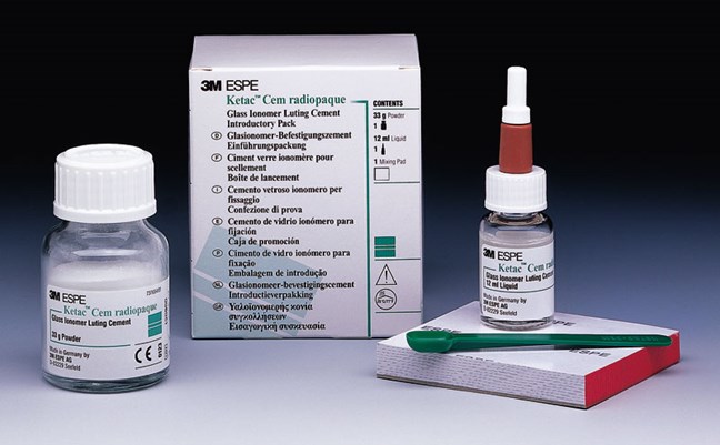 Ketac Cem Radiopaque Glass Ionomer Luting Cement Intro Kit