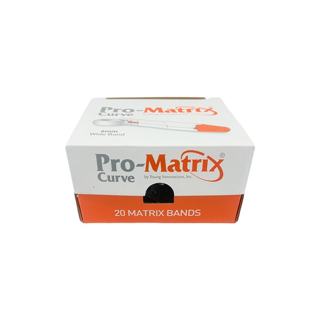 Pro-Matrix Curved Single-Use Matrix Band Wide - 6mm Orange