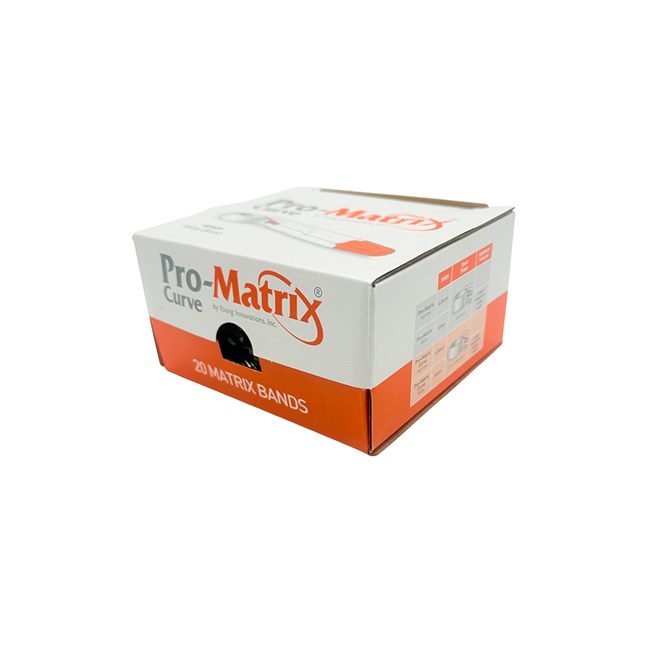 Pro-Matrix Curved Single-Use Matrix Band Wide - 6mm Orange