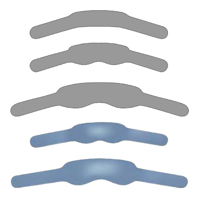 Titanium Matrices - Flat Premolars double sides (Ref.1502)