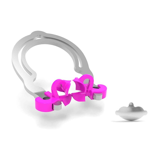 Polydentia MyRing Prime - 2 MyRing 4 pairs MyTines Prime Flamingo