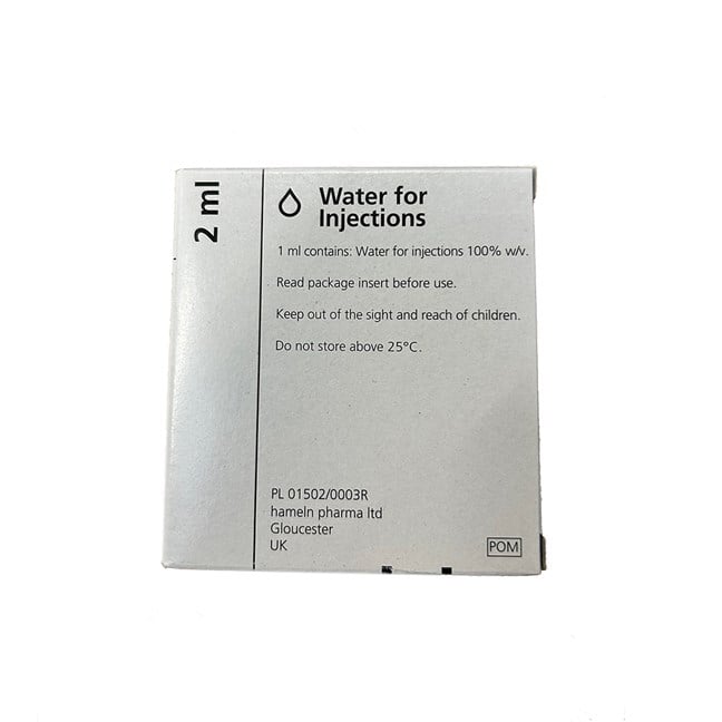 Water for Injection B.P. 2ml Ampoules