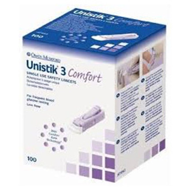 Unistik 3 Safety Lancets Comfort