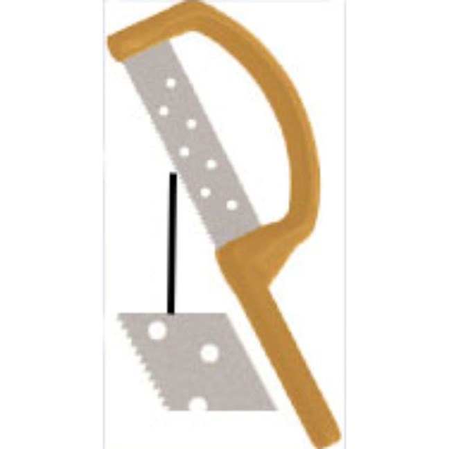 SpaceFile Serrated Contact Point Saw Pk 8 (40035-CS)