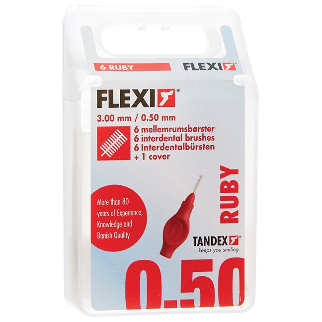 Flexi Interdental Brush Ruby - Super Fine