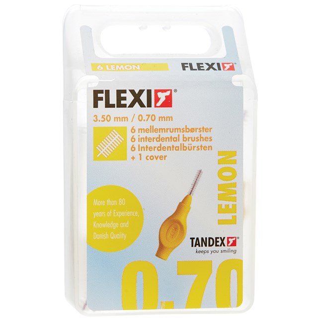 Flexi Interdental Brush Lemon - Fine