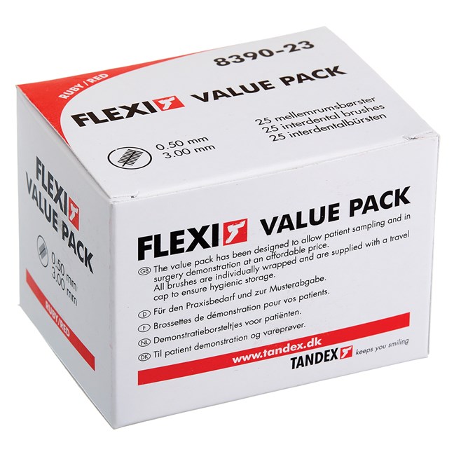 Flexi Interdental Brush Value Packs Ruby - Super Fine