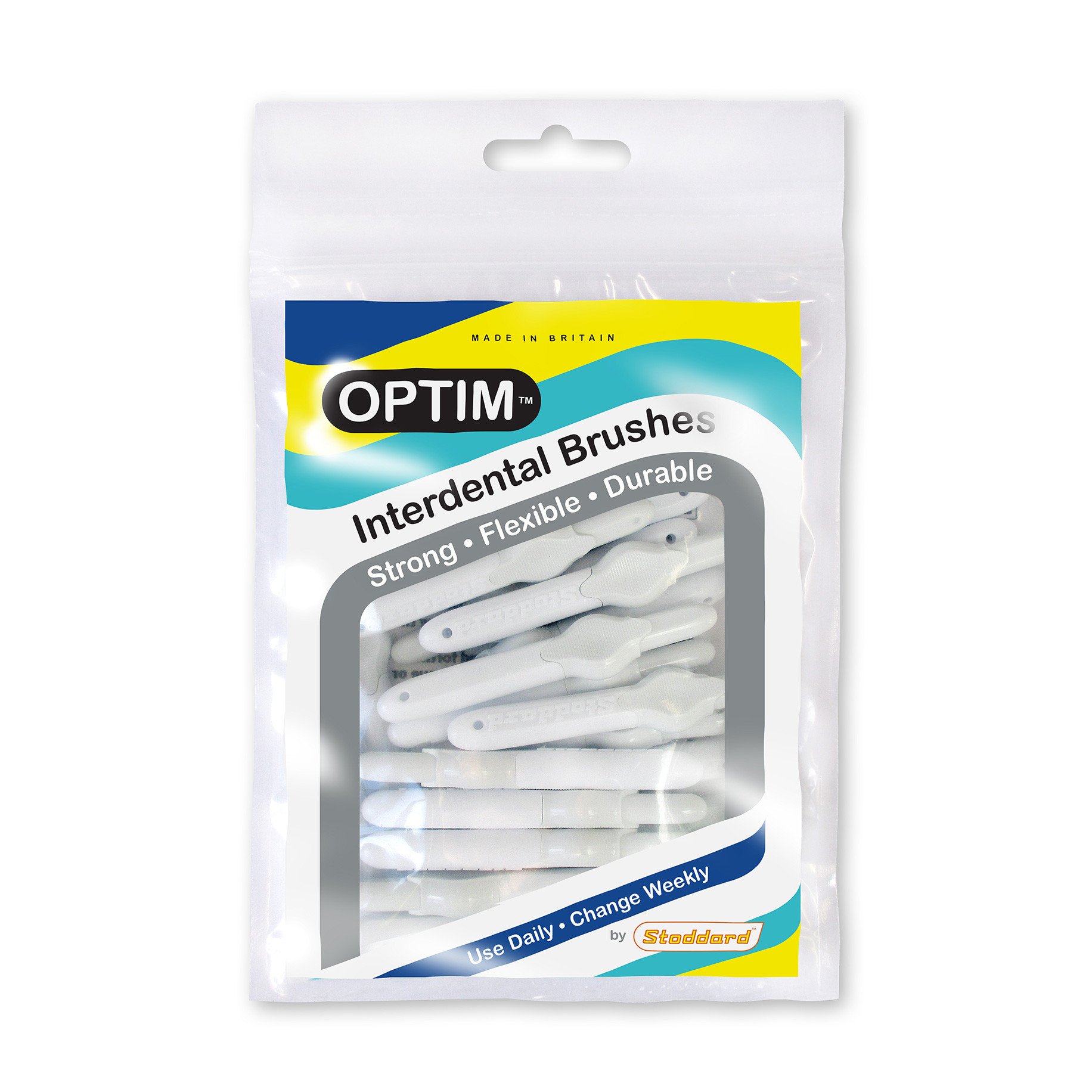 PAS729 OPTIM Interdental Brush Bulk Packs Super Fine White