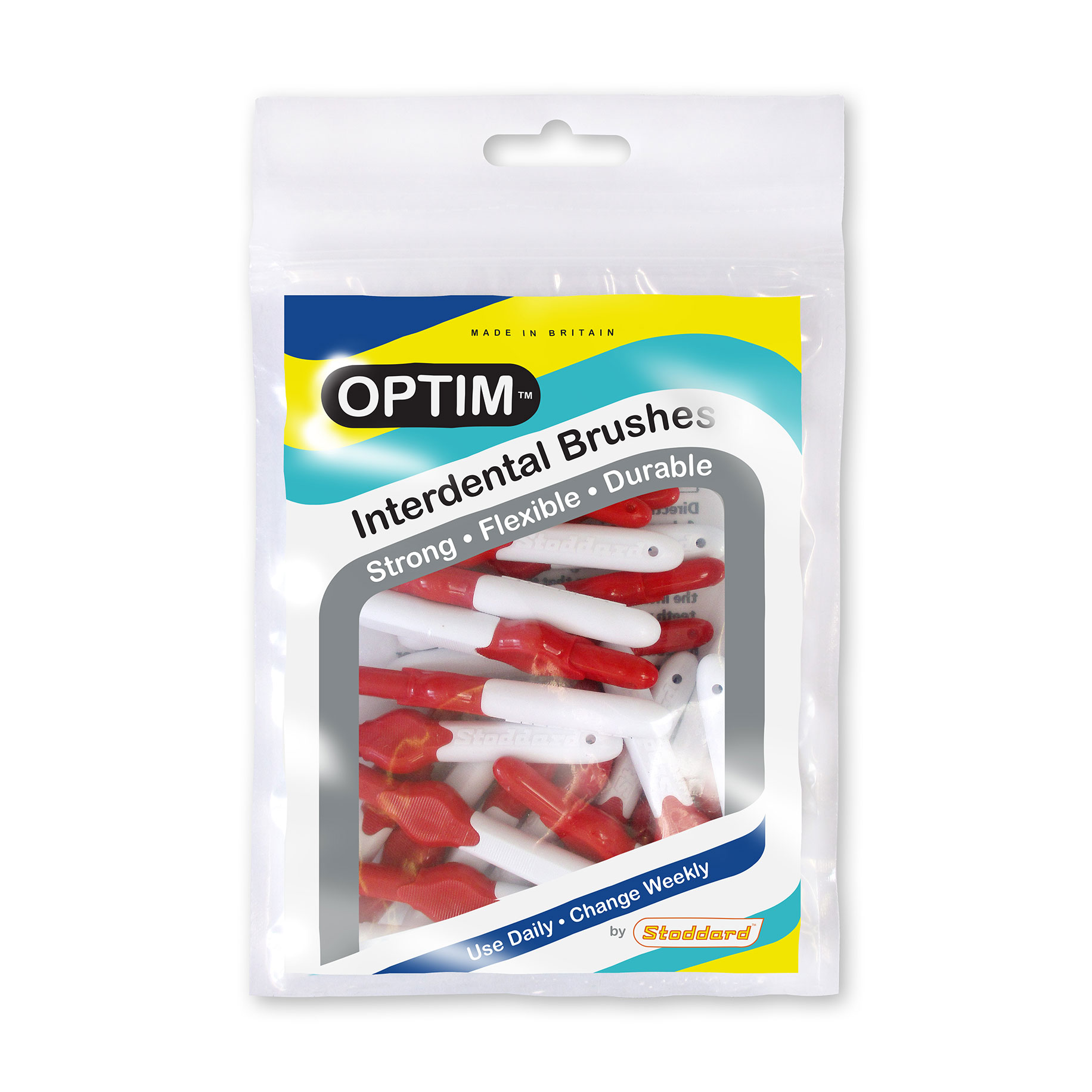 PAS732 OPTIM Interdental Brush Bulk Packs XXFine Red