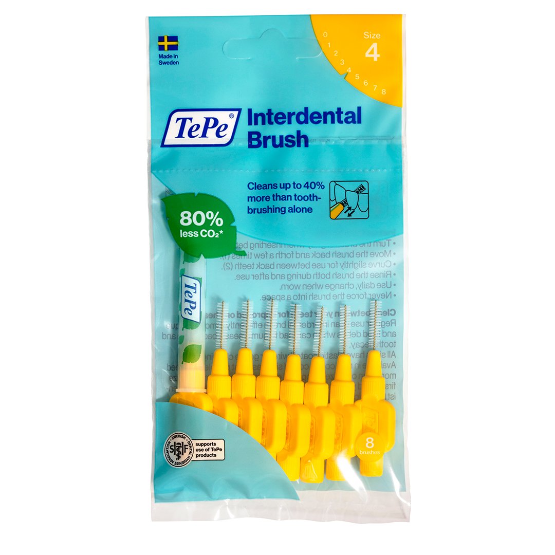 PAT370 TePe Interdental Brush Fine Yellow 0.7mm
